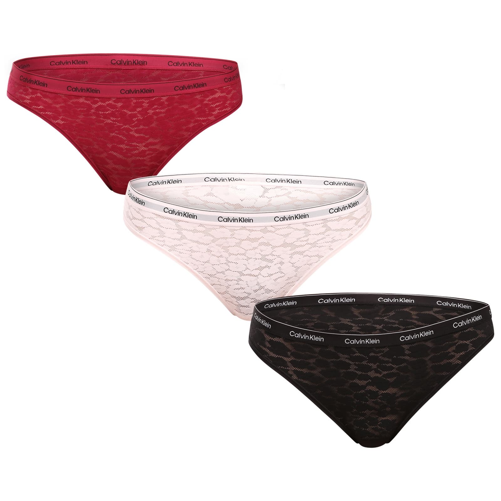 3PACK dámské kalhotky Calvin Klein vícebarevné (QD5069E-W5S)