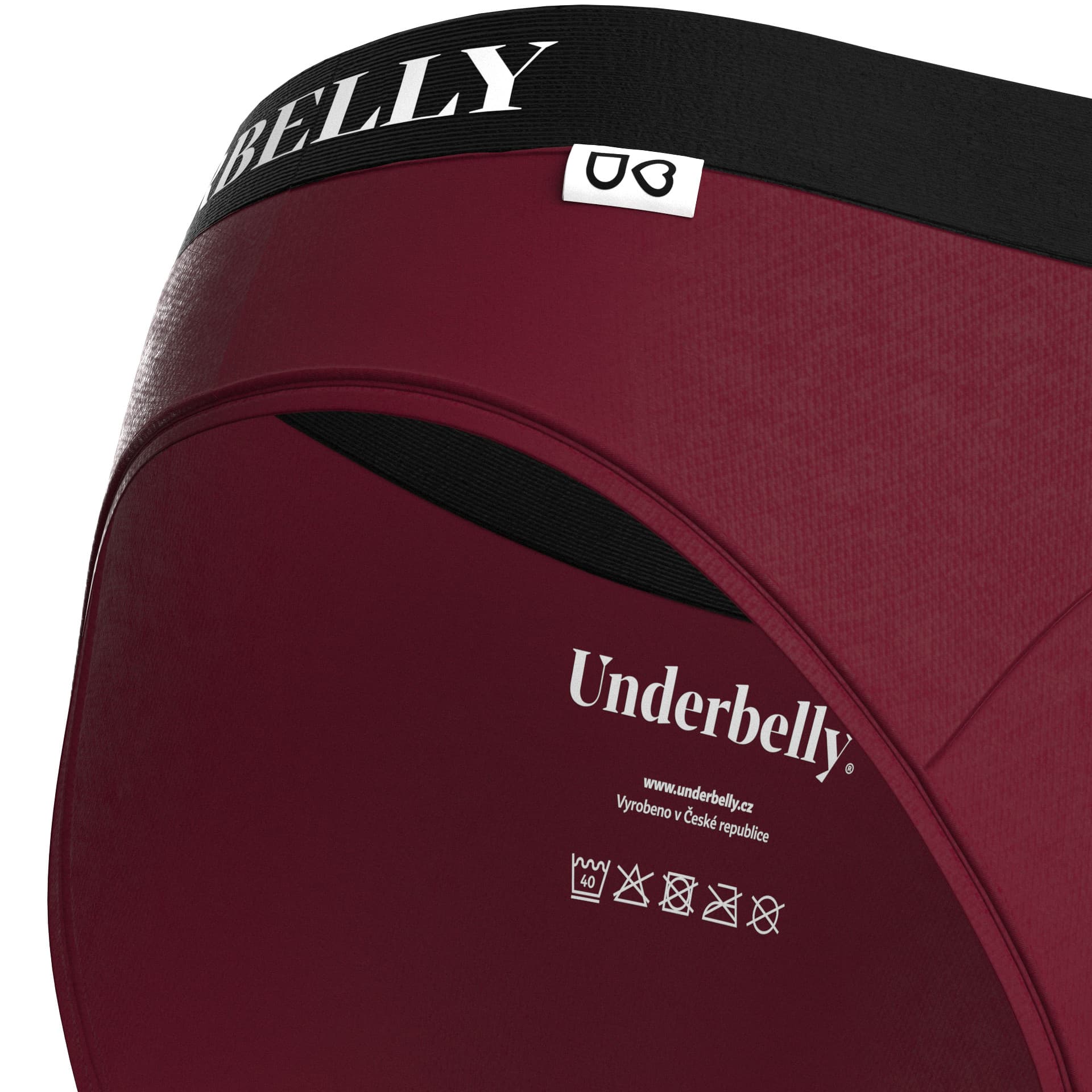 Menstruační kalhotky Underbelly Univers červené (UNIVERS-BO-CE-2-PAD) L - náhled 4
