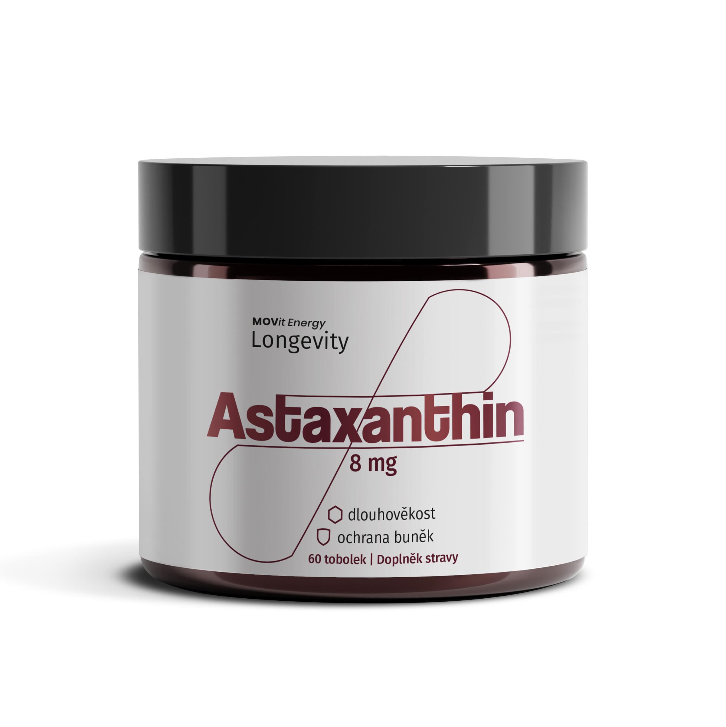 Astaxanthin MOVit Longevity 60 kapslí
