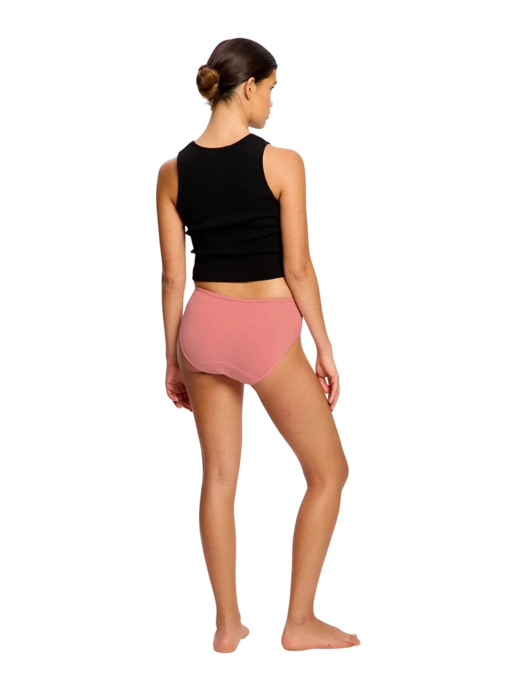 Menstruační kalhotky Modibodi Basic Mid-Rise Brief Moderate Bedrose Pink (MKMBMRBMBP) 3XL - náhled 3
