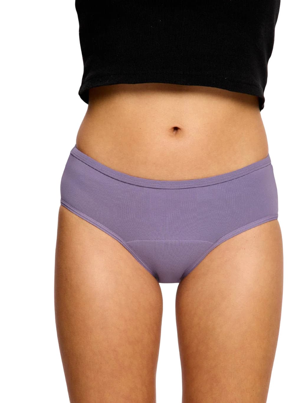 Menstruační kalhotky Modibodi Basic Mid-Rise Brief Moderate Purple Tonic (MKMBMRBMPT) 3XL