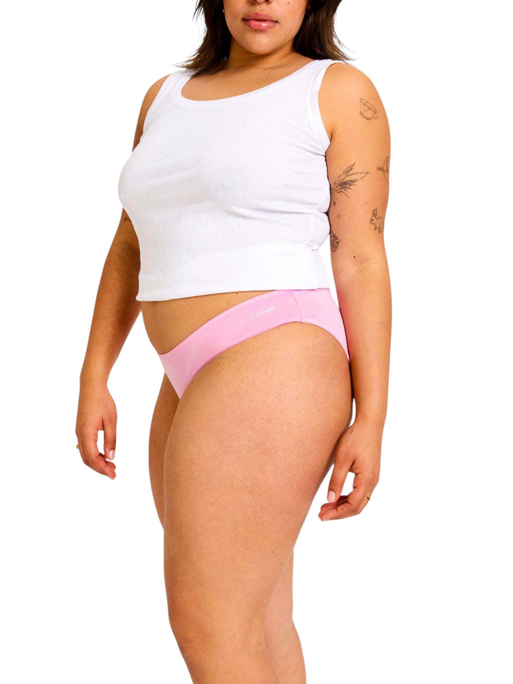 Menstruační kalhotky Modibodi Basic Cheeky Bikini Moderate-Heavy Candy (MKMBCBMHC)