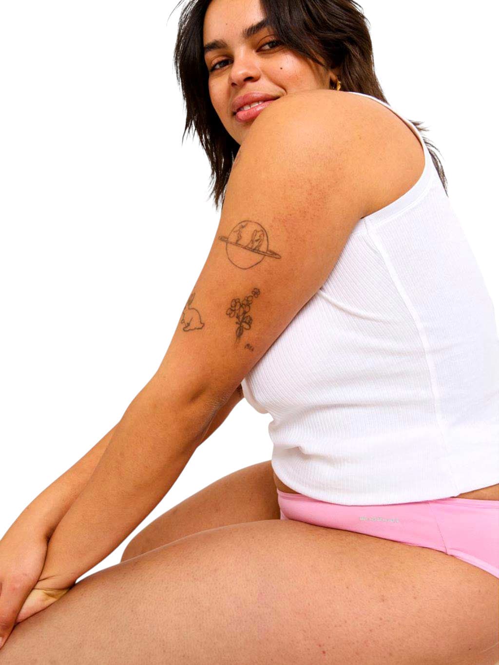 Menstruační kalhotky Modibodi Basic Cheeky Bikini Moderate-Heavy Candy (MKMBCBMHC) L - náhled 4
