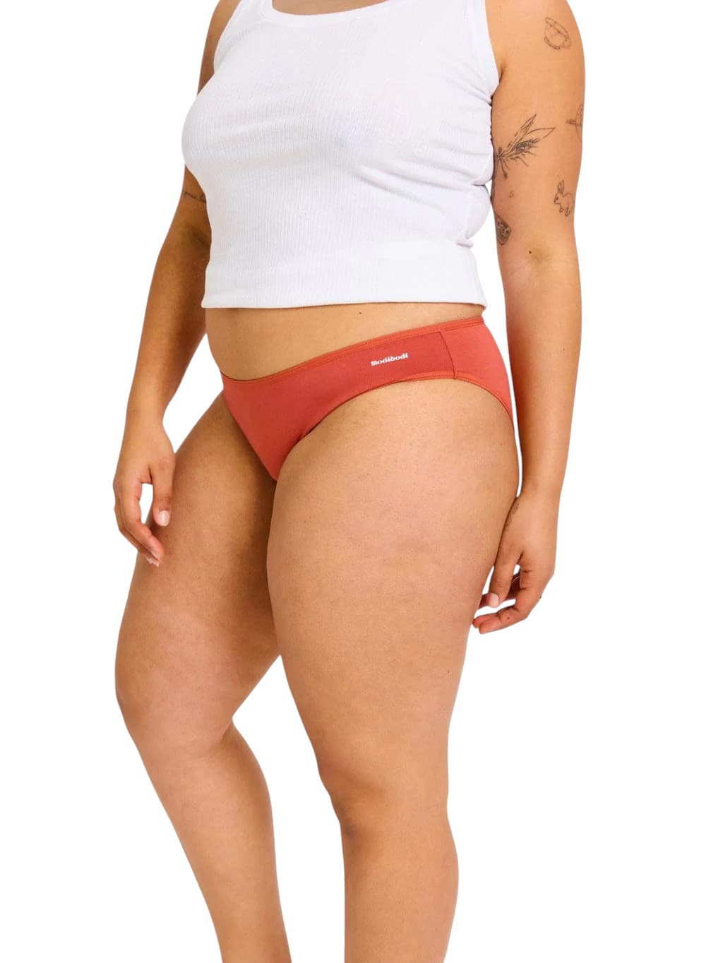 Menstruační kalhotky Modibodi Basic Cheeky Bikini Moderate-Heavy Cedar (MKMBCBMHCe)