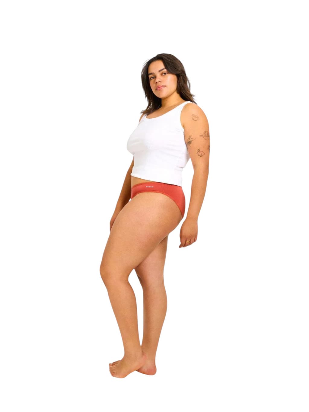 Menstruační kalhotky Modibodi Basic Cheeky Bikini Moderate-Heavy Cedar (MKMBCBMHCe) L - náhled 3