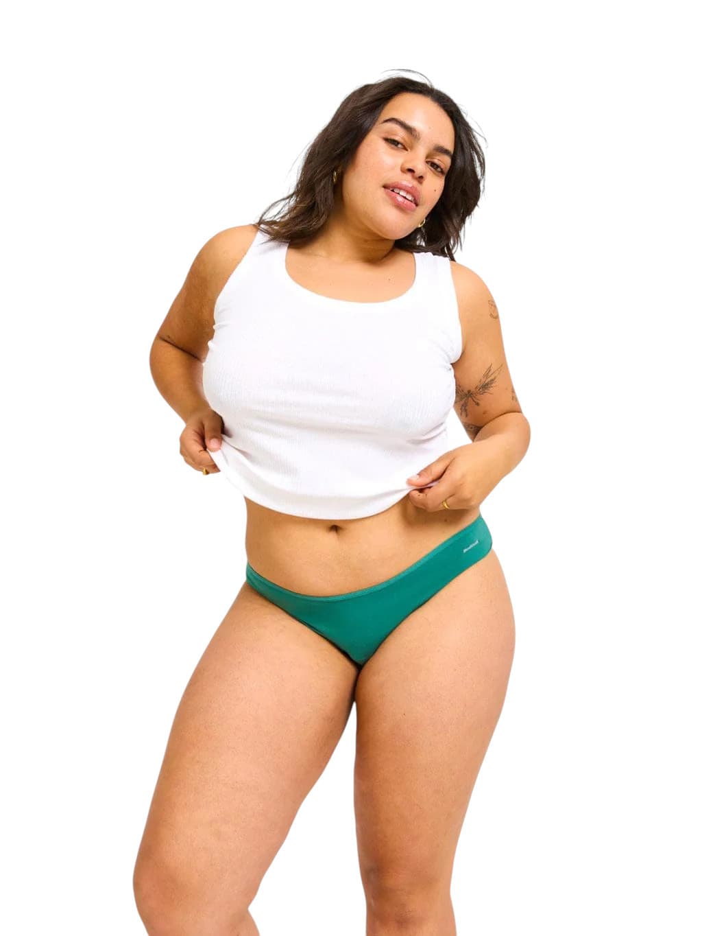 Menstruační kalhotky Modibodi Basic Cheeky Bikini Moderate-Heavy Jungle (MKMBCBMHJ) L - náhled 2