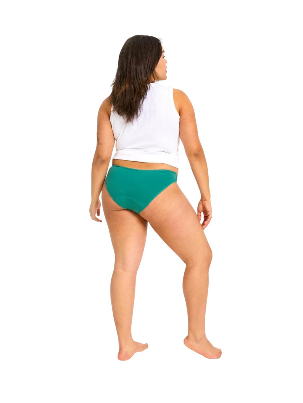 Menstruační kalhotky Modibodi Basic Cheeky Bikini Moderate-Heavy Jungle (MKMBCBMHJ) L - náhled 3