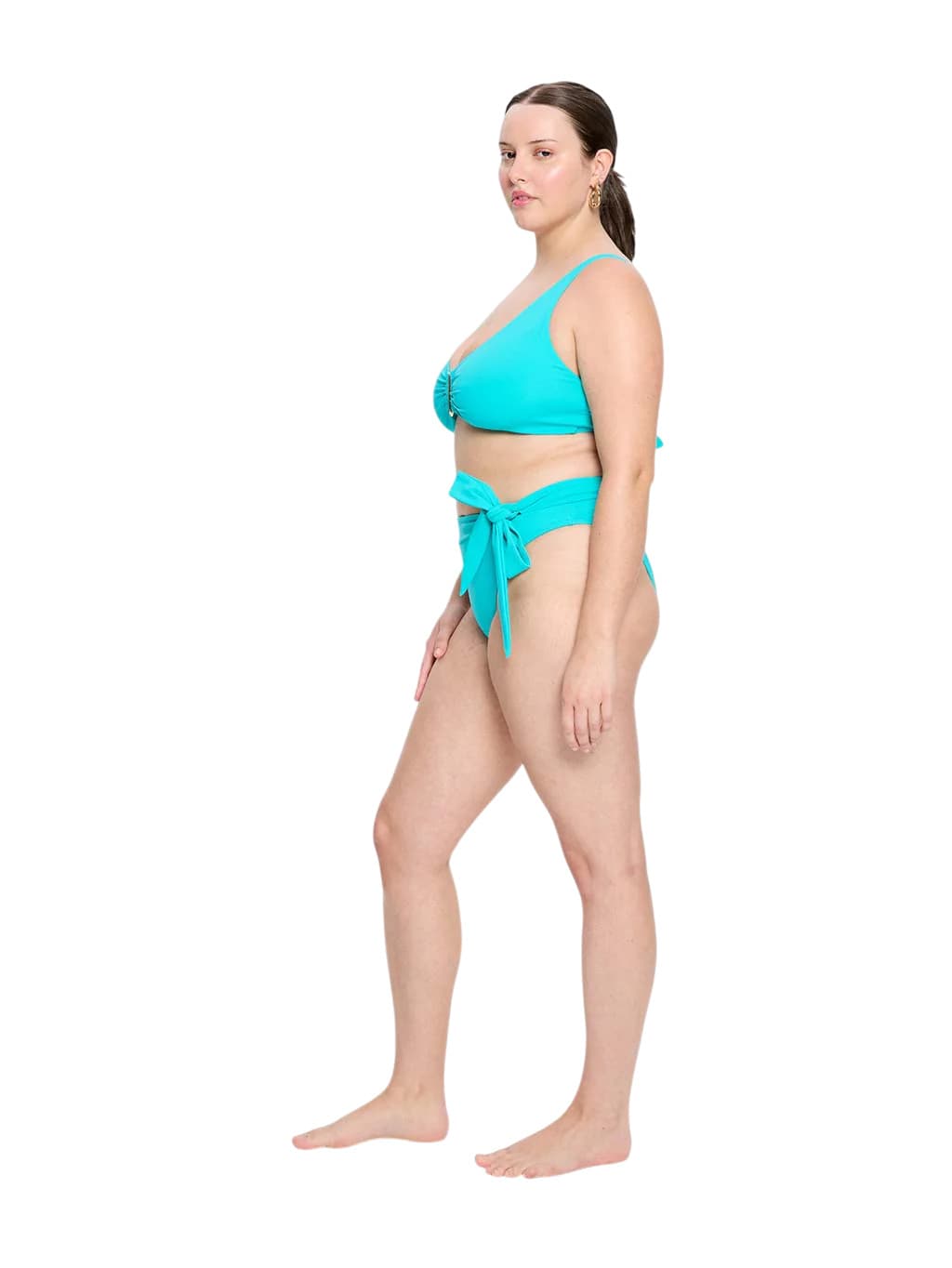 Menstruační plavky Modibodi Molokai Hi-Waist Tie Bottom Ocean spodní díl (MPMMHWBOSD) 3XL - náhled 2