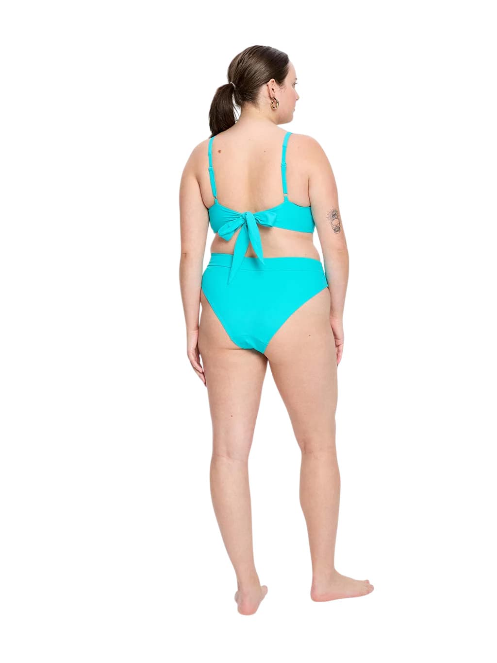 Menstruační plavky Modibodi Molokai Hi-Waist Tie Bottom Ocean spodní díl (MPMMHWBOSD) 3XL - náhled 3