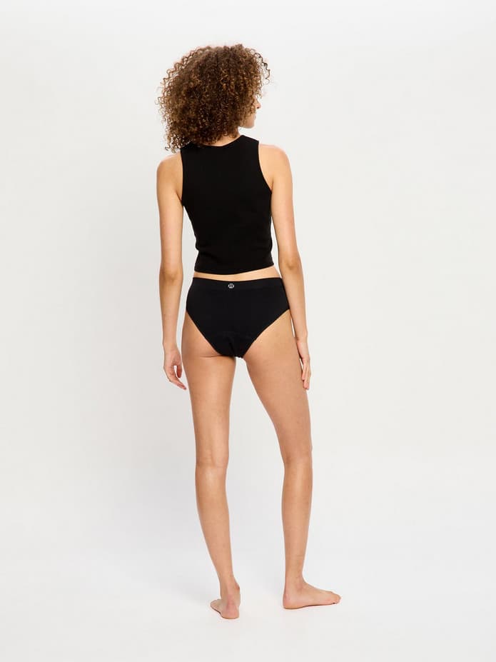 3PACK menstruační kalhotky Modibodi Soft Stretch Seamless Bikini Brief Moderate (3MKMSSSBBM) L - náhled 5