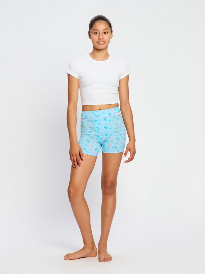 2PACK dívčí menstruační kalhotky na spaní Modibodi Teen Sleep Short Super Happy Holiday Multi (DMKMNSTSSSHHM) 10-12 let - náhled 2