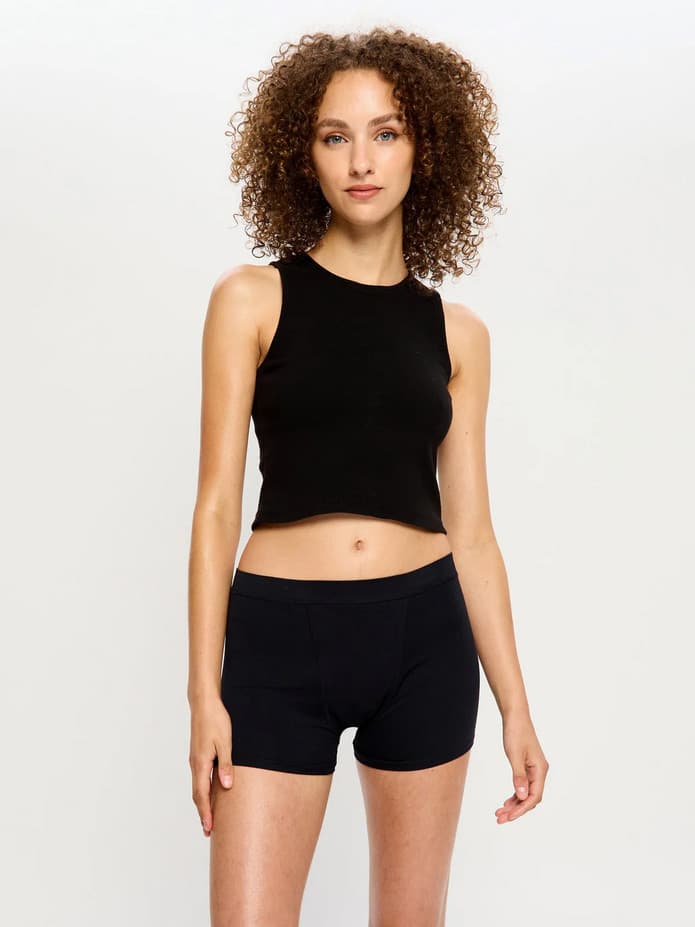 3PACK menstruační kalhotky Modibodi Soft Stretch Seamless Boyshort Super (3MKMSSSBS) L - náhled 2