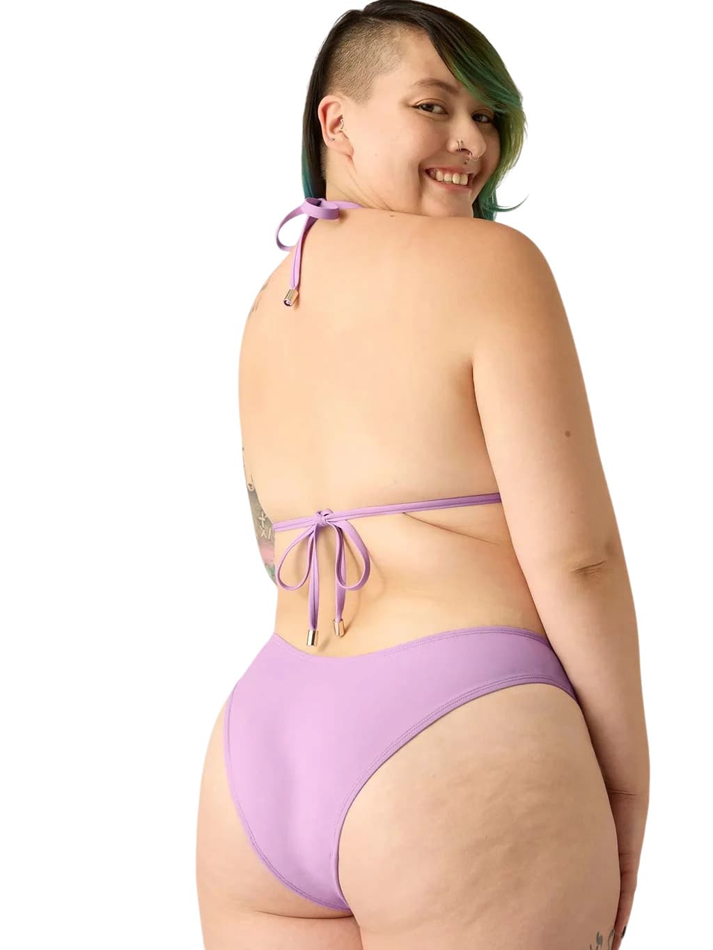 Menstruační plavky Modibodi Brazilian Brief Lavender spodní díl (MPMBBLSD) L