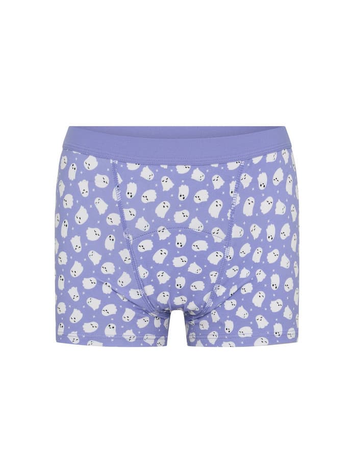 Dívčí menstruační kalhotky Modibodi Teen Hipster Boyshort Moderate Giggly Ghost Blue (DMKMTHBMGGB) 10-12 let - náhled 4