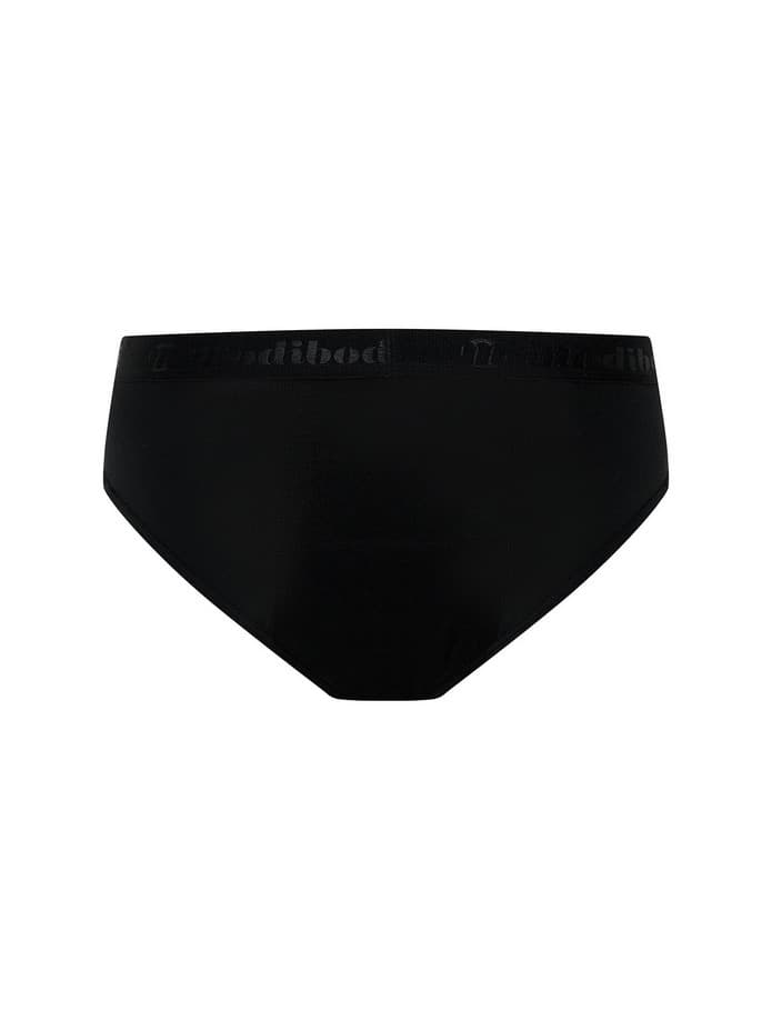 Dívčí menstruační kalhotky Modibodi Teen Hipster Boyleg Moderate Black (DMKMTHBMB) 10-12 let - náhled 4