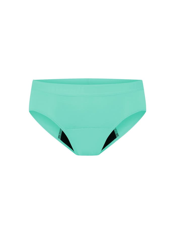 Dívčí menstruační kalhotky Modibodi Teen Hipster Boyleg Moderate Melon Green (DMKMTHBMMG) 10-12 let - náhled 4