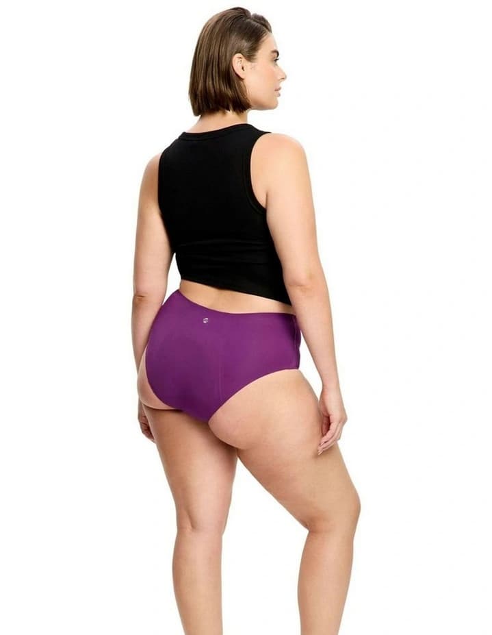 Menstruační kalhotky Modibodi Allure Seamfree Full Brief Super Mystic Purple (MKMASFBSMP) 3XL - náhled 3