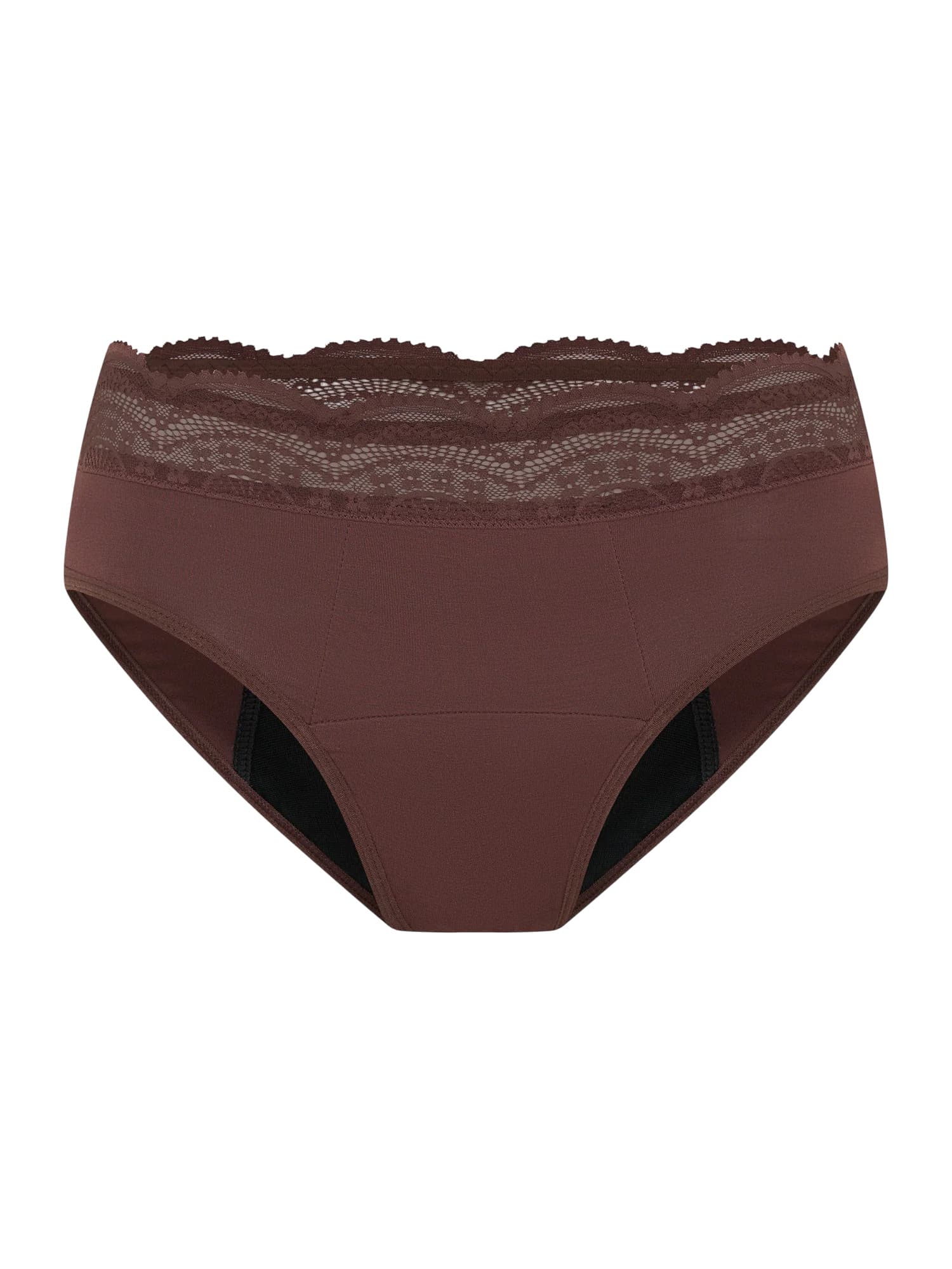 Menstruační kalhotky Modibodi Sensual Hi Waist Bikini Super Mahogany (MKMSM) 3XL - náhled 5
