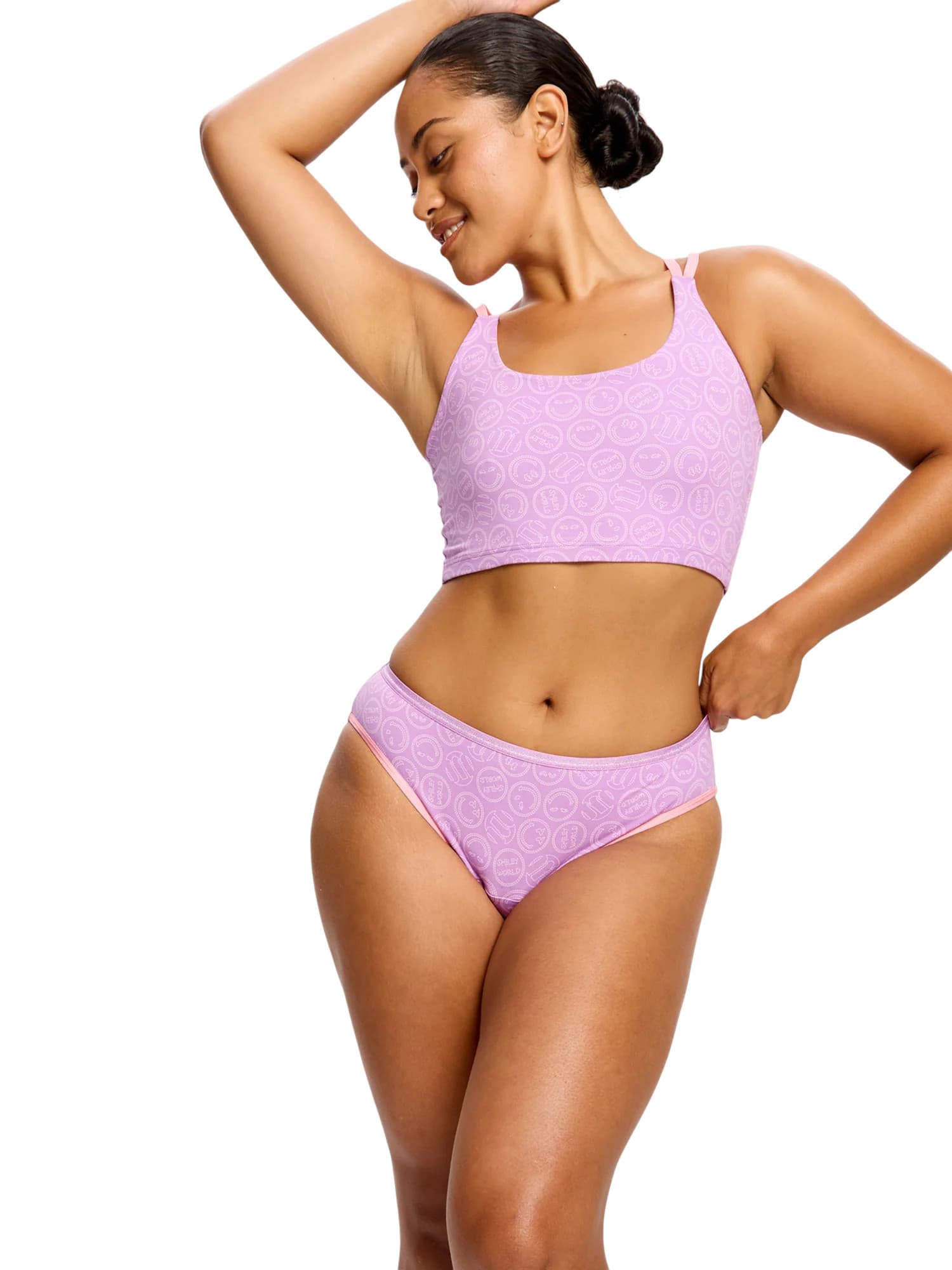Menstruační kalhotky Modibodi Cheeky Brief Moderate-Heavy Violet (MKMCBMHV) L - náhled 2
