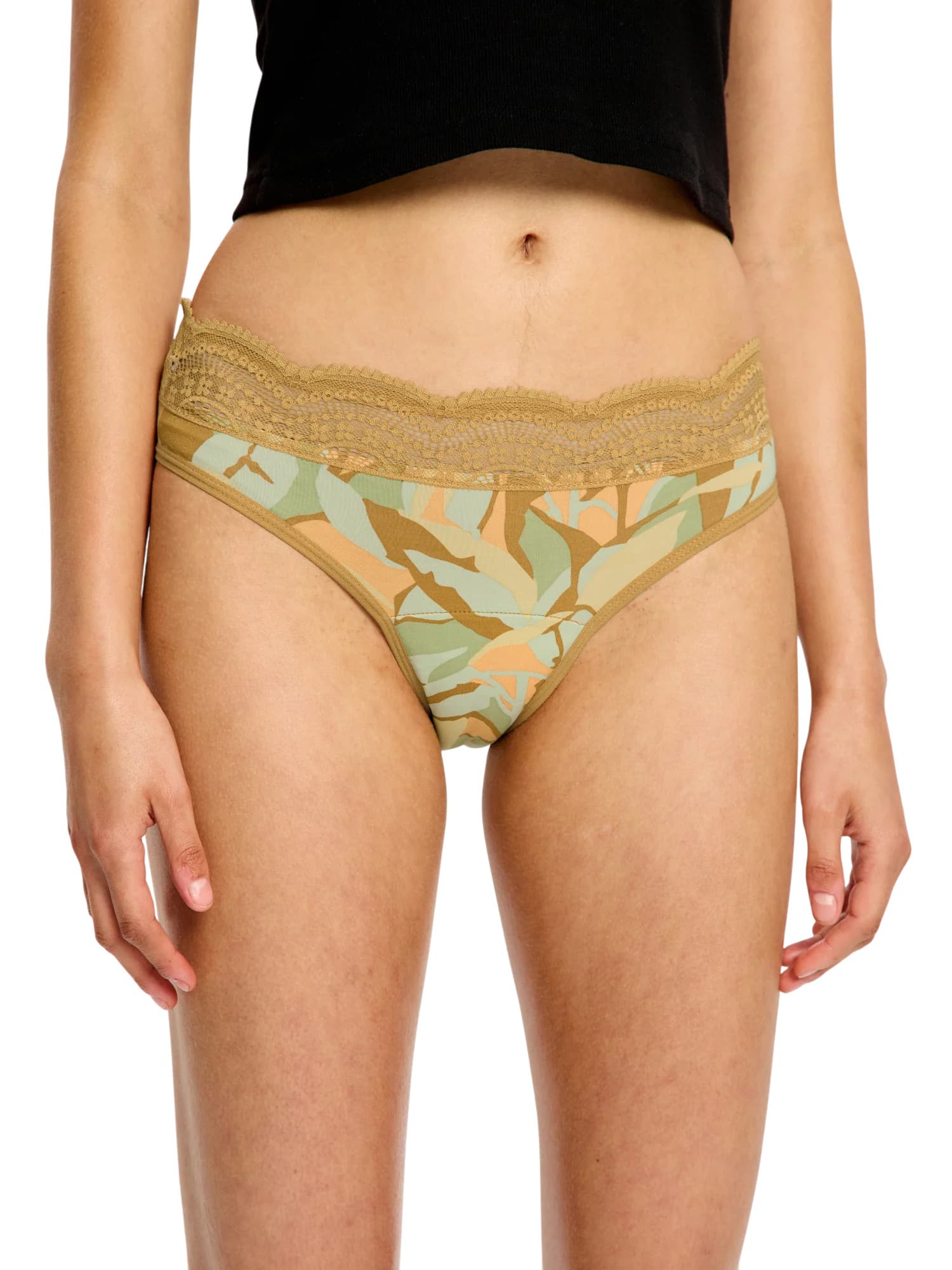 Menstruační kalhotky Modibodi Sensual Hi Waist Bikini Moderate Bellbird (MKMSHWNB) 3XL - náhled 3