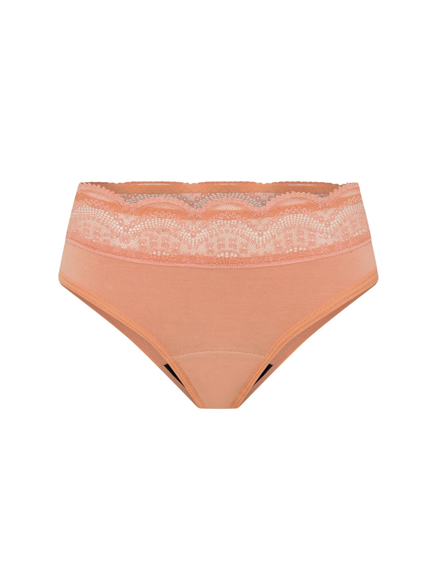 Menstruační kalhotky Modibodi Sensual Hi Waist Bikini Light Cameo Peach (MKMSHWLCP) 3XL - náhled 3