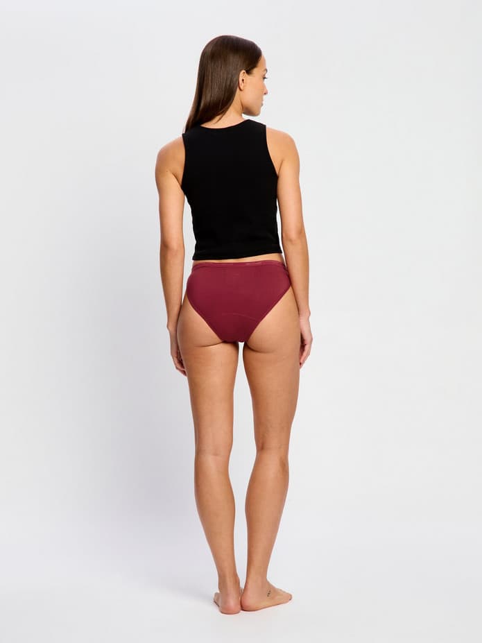 Menstruační kalhotky Modibodi Classic Bikini Moderate Bud Red (MKMCBMBR) L - náhled 4