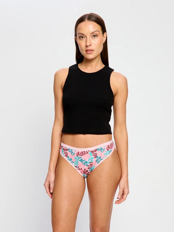 Menstruační kalhotky Modibodi Classic Bikini Super Ivy Garden (MKMCBSIG) L - náhled 2