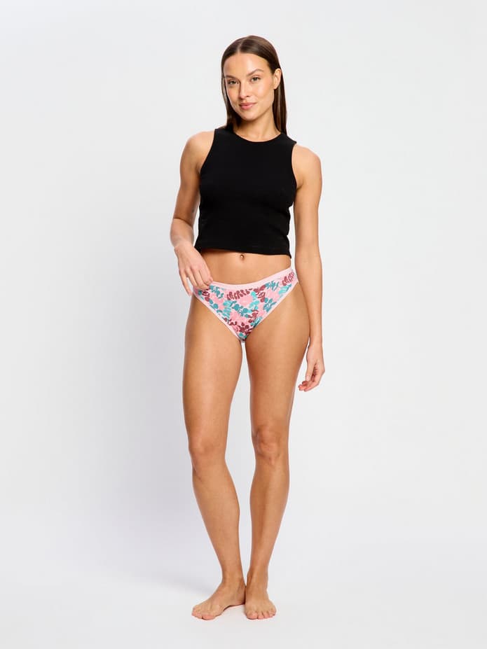 Menstruační kalhotky Modibodi Classic Bikini Super Ivy Garden (MKMCBSIG) L - náhled 5