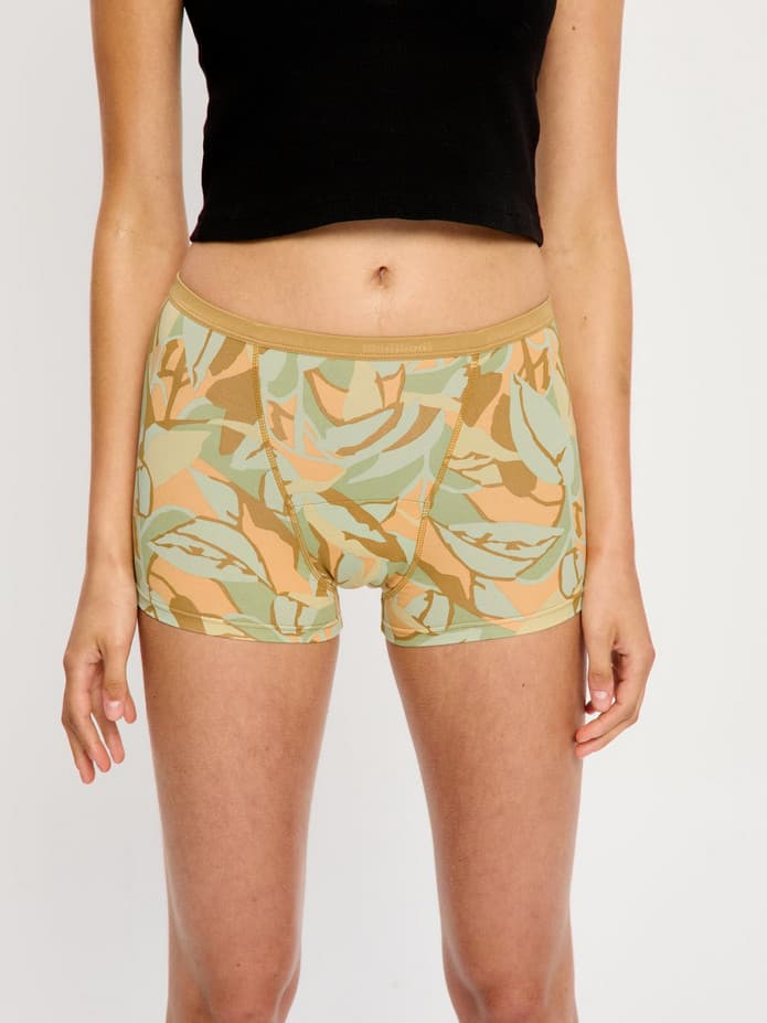Menstruační kalhotky Modibodi Classic Boyshort Moderate Bellbird (MKMCBMB)