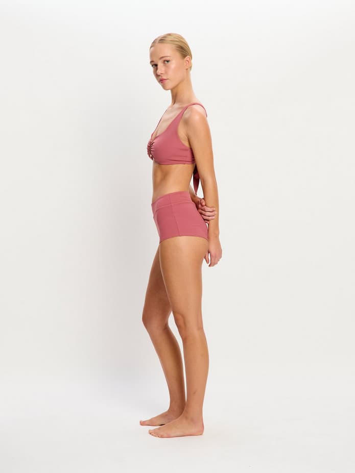 Menstruační plavky Modibodi Molokai Swim Short High Absorbency Mauve spodní díl (MPMMSSHAM) 3XL - náhled 2