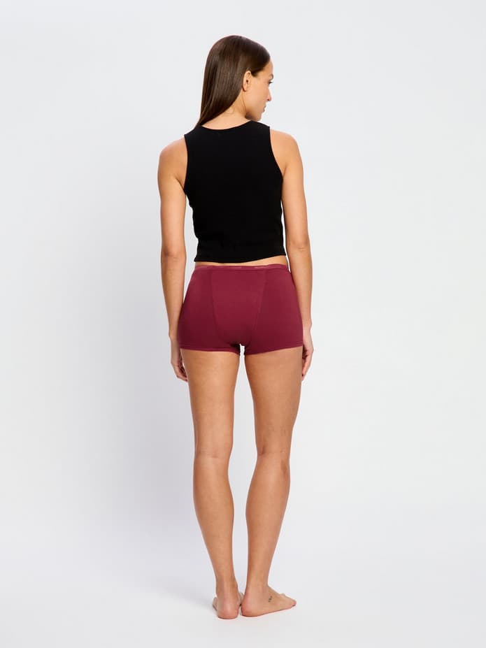 Menstruační kalhotky Modibodi Classic Boyshort Super Bud Red (MKMCBSBR) 3XL - náhled 5