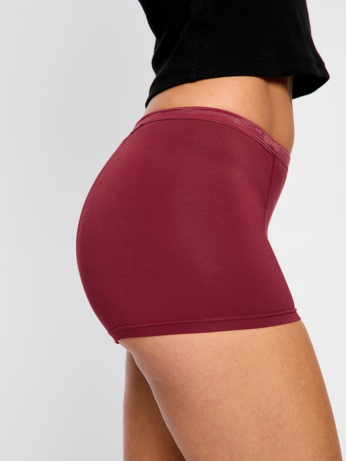 Menstruační kalhotky Modibodi Classic Boyshort Super Bud Red (MKMCBSBR) 3XL - náhled 2