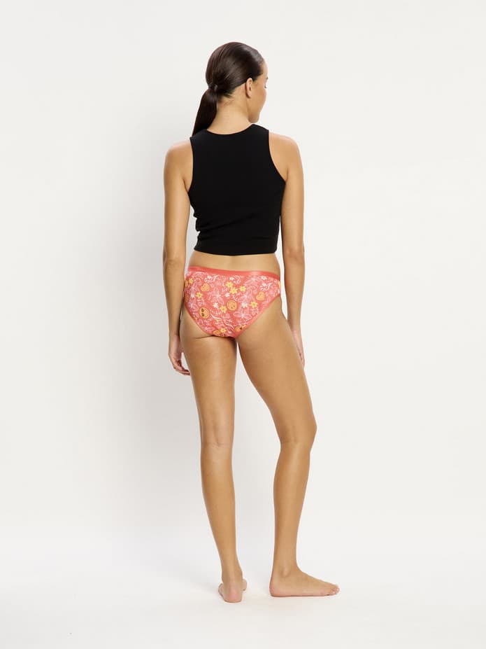Menstruační kalhotky Modibodi Classic Bikini Moderate Boho Coral (MKMCBMBC) L - náhled 3