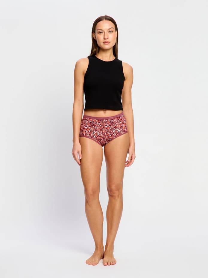 Menstruační kalhotky Modibodi Classic Full Brief Light Provence Pink (MKMCFBLPP) L
