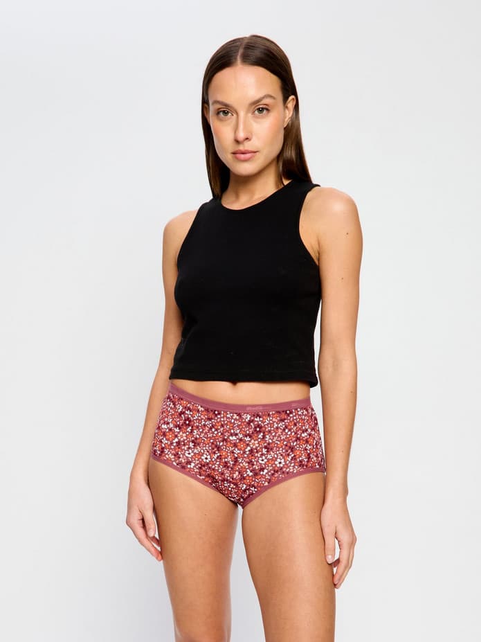 Menstruační kalhotky Modibodi Classic Full Brief Light Provence Pink (MKMCFBLPP) L - náhled 2