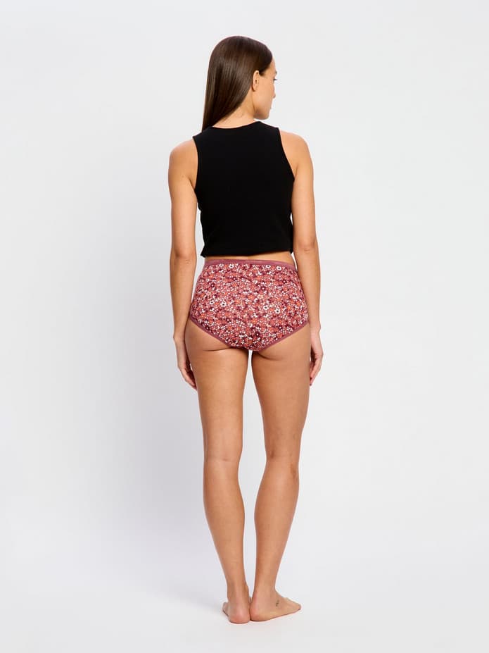 Menstruační kalhotky Modibodi Classic Full Brief Light Provence Pink (MKMCFBLPP) L - náhled 5