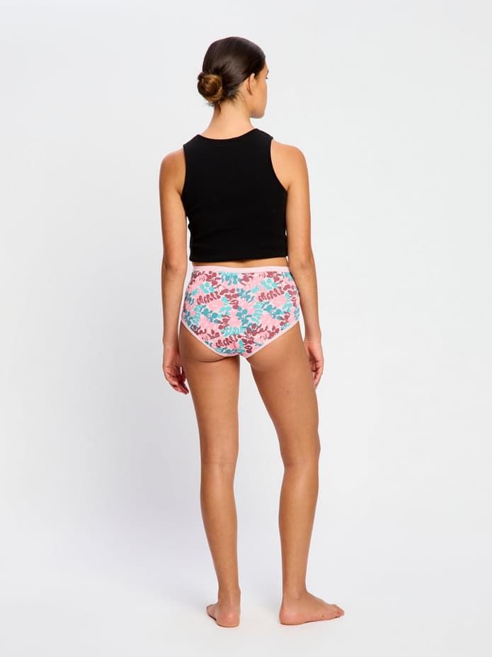 Menstruační kalhotky Modibodi Classic Full Brief Moderate Ivy Garden (MKMCFBMIG) L - náhled 5
