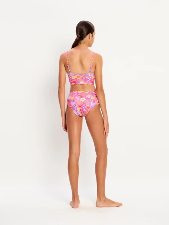 Dívčí plavky Modibodi Marine Dream Teen Swimwear Tankini Top Tropicana Crush horní díl (DPMMDTSTTTCHD) 10-12 let - náhled 3