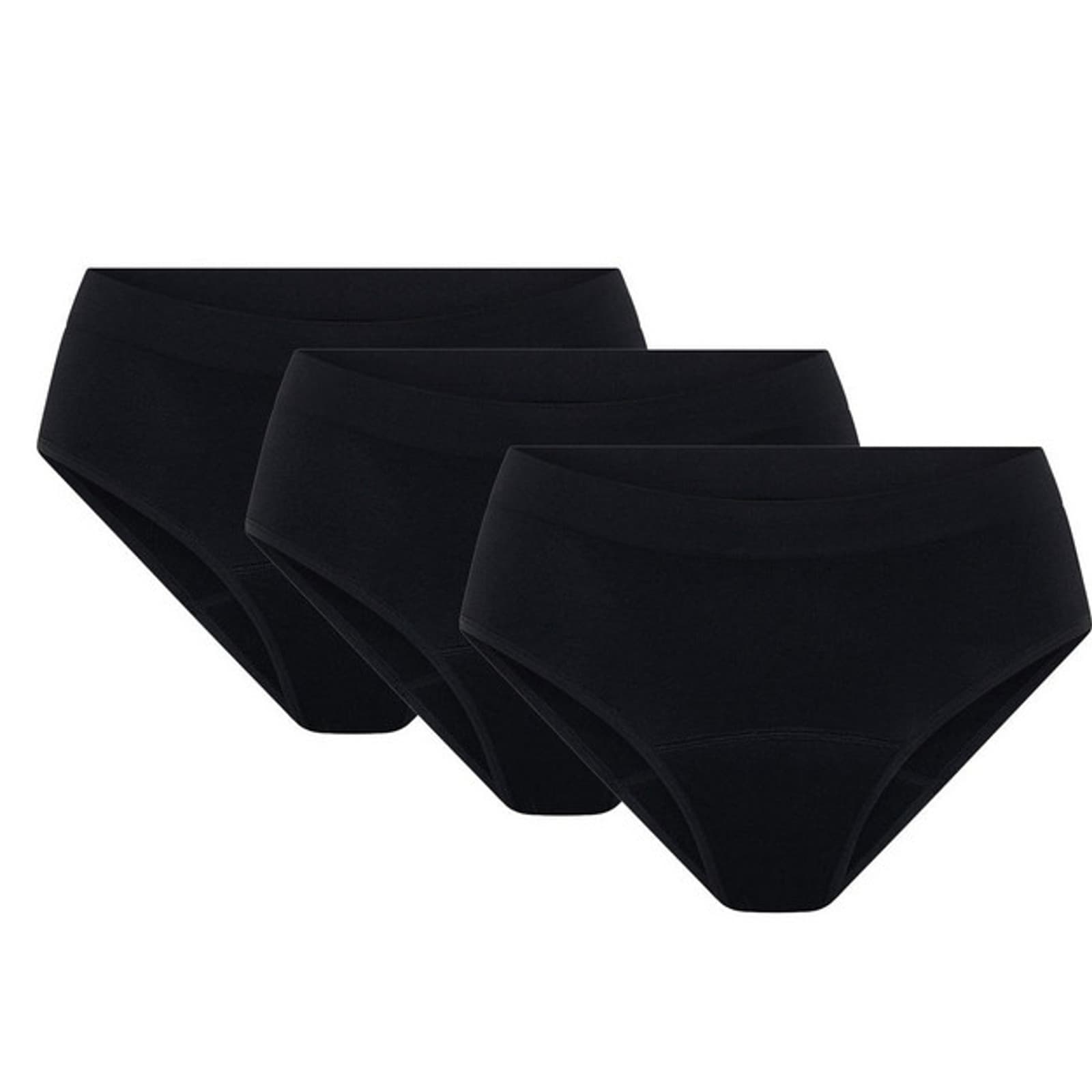 3PACK menstruační kalhotky Modibodi Soft Stretch Seamless Bikini Brief Moderate (3MKMSSSBBM) L