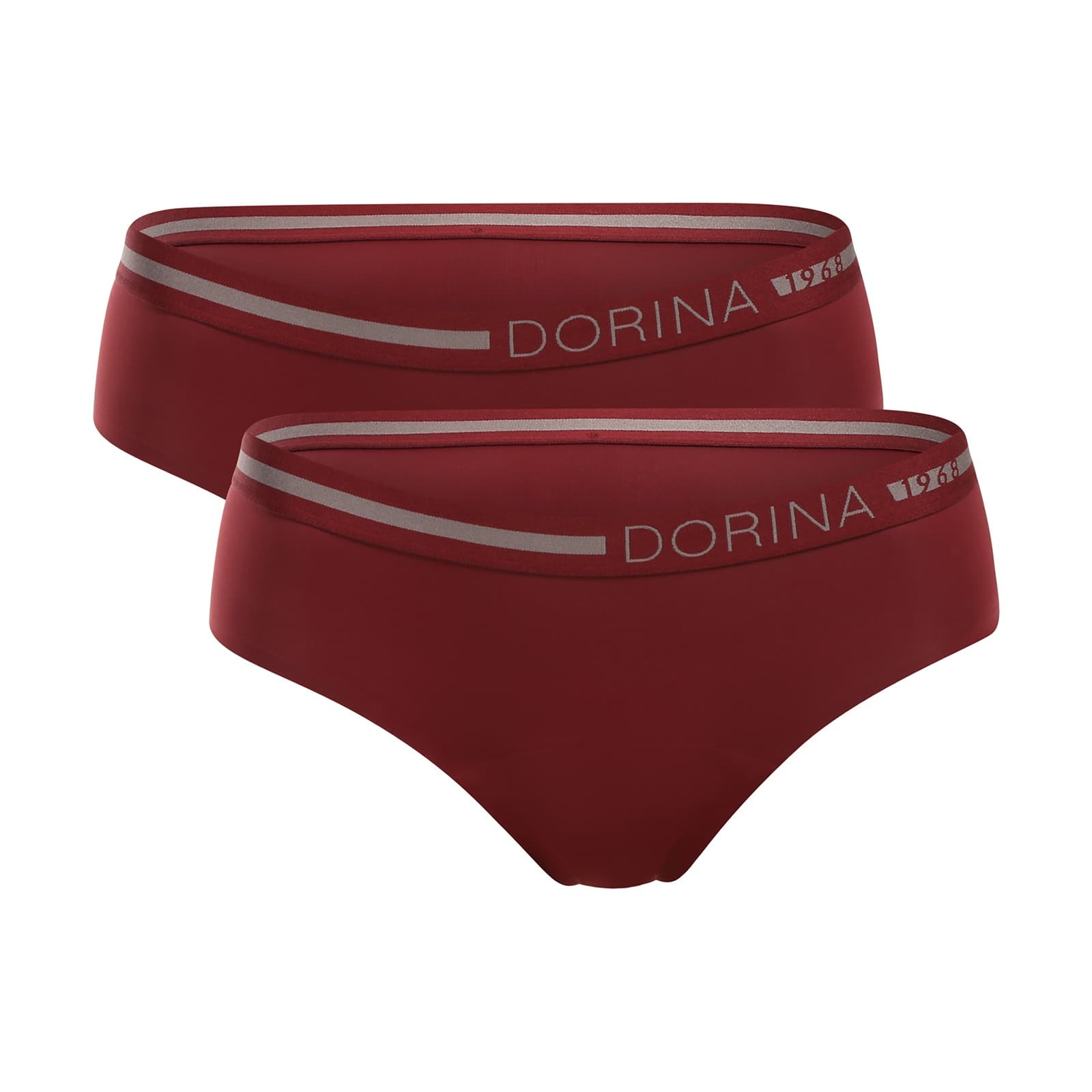 2PACK Menstruační kalhotky Dorina Eco Moon Hipster červené (D000157MI001) 3XL