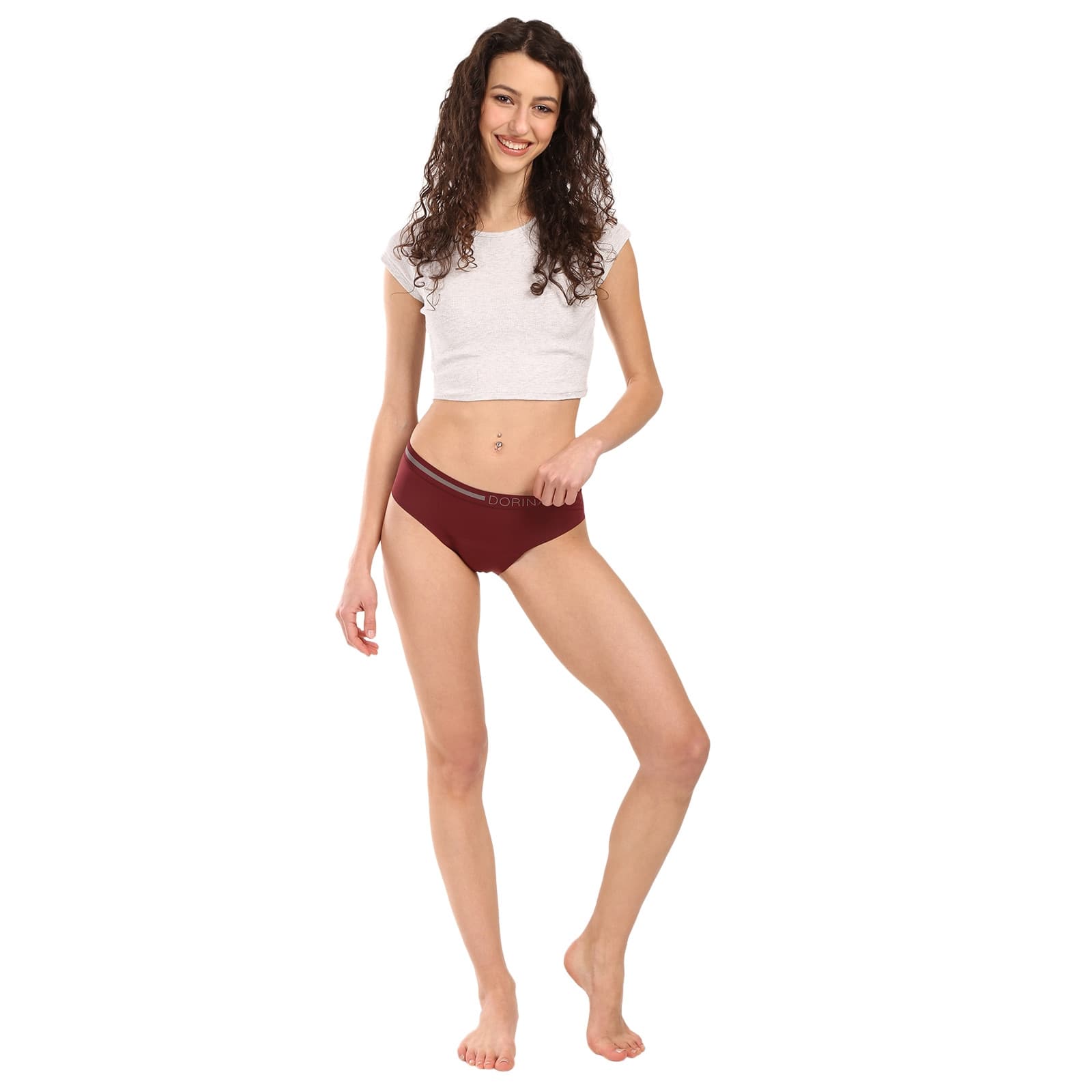 2PACK Menstruační kalhotky Dorina Eco Moon Hipster červené (D000157MI001) 3XL - náhled 4
