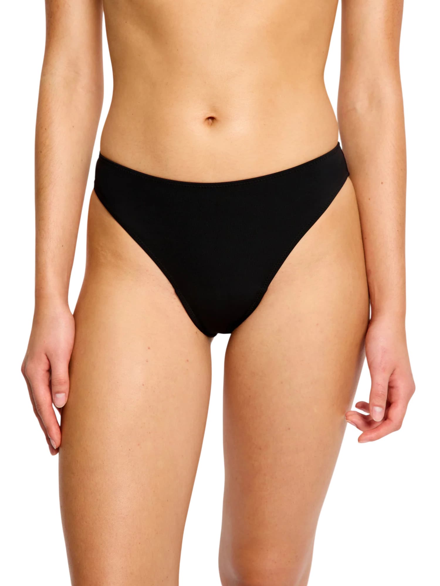 Menstruační plavky Modibodi Hi-Leg Cheeky Bottom Super Black spodní díl (MPMHLCBB)