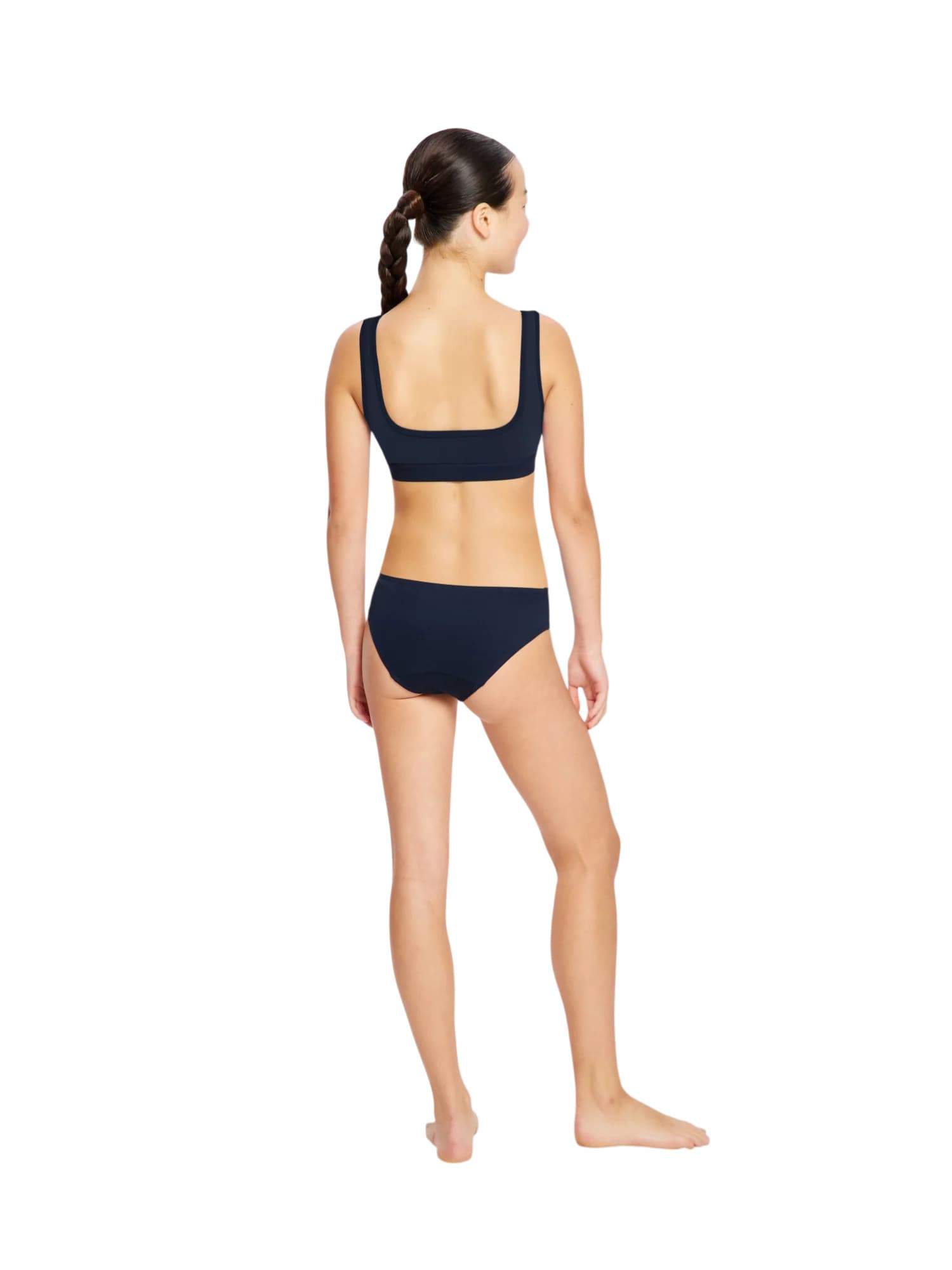 Dívčí menstruační plavky Modibodi Performence Bikini Brief Super Navy Blue spodní díl (DMPMPBBSNB) 10-12 let - náhled 2