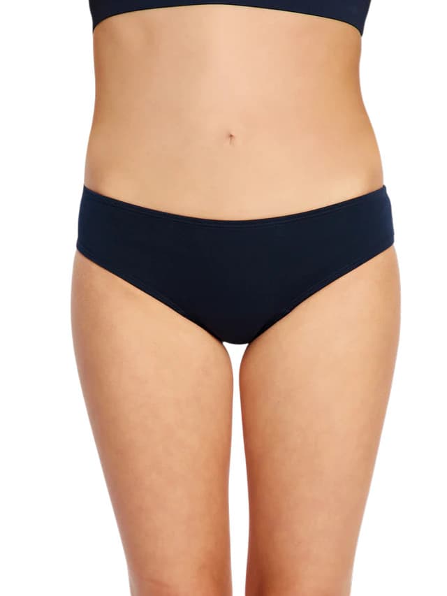 Dívčí menstruační plavky Modibodi Performence Bikini Brief Super Navy Blue spodní díl (DMPMPBBSNB) 10-12 let - náhled 3