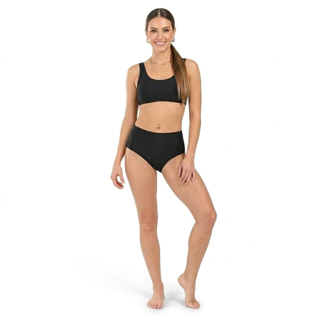 2PACK dámské menstruační plavky Pietro Filipi vysoké moderate (2PUW12) 3XL - náhled 3
