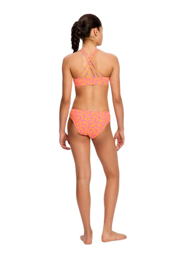 Dívčí menstruační plavky Modibodi Bikini Brief Light Wavy Pink spodní díl (DMPMBBLWPSD) 10-12 let - náhled 3