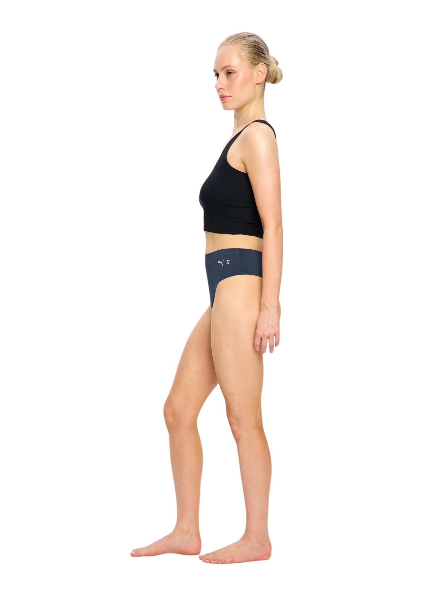 Menstruační kalhotky PUMA & Modibodi Seamfree Active Hi Waist Cheeky Moderate Midnight (MKPMSAHWCMM) L - náhled 2
