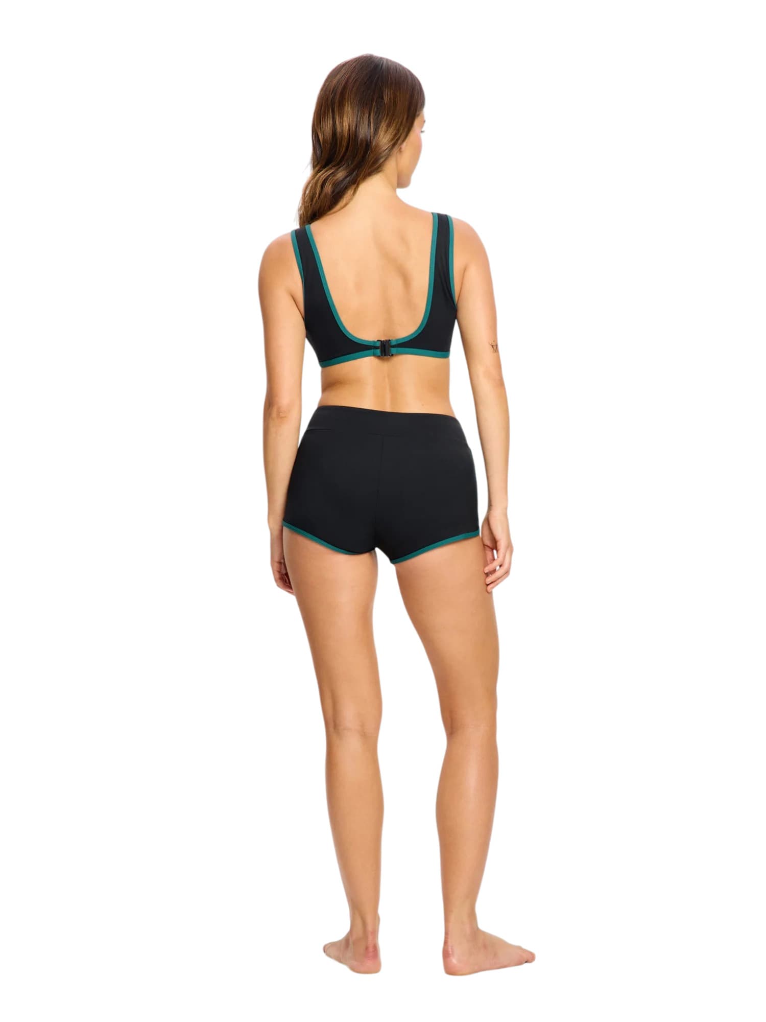 Plavky Puma & Modibodi Scoop Bikini Top Black Orchid horní díl (PPMSBTBO) L - náhled 3