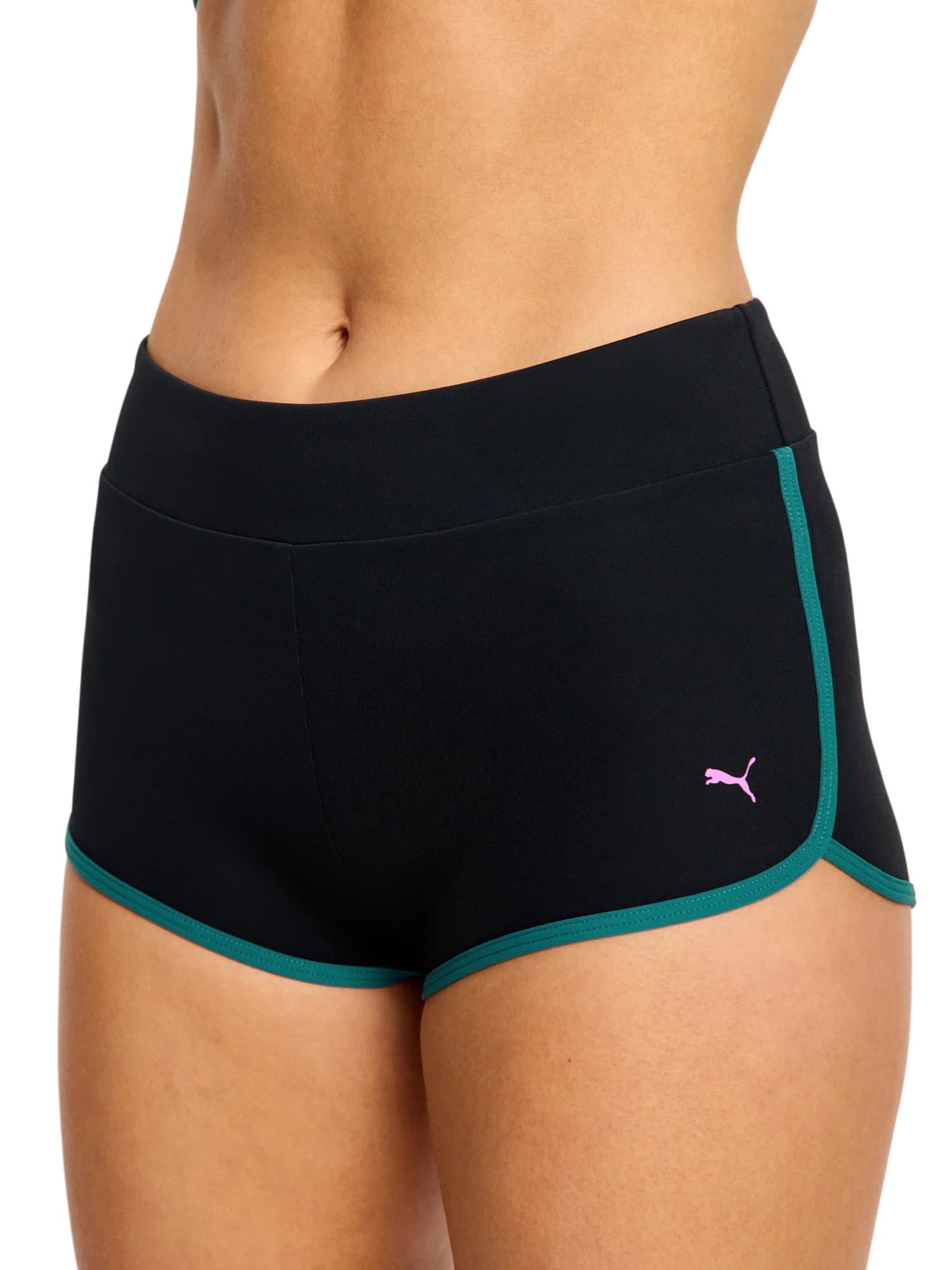 Menstruační plavky Puma & Modibodi Short Super Black Orchid spodní díl (MPPMSSBO) L - náhled 4