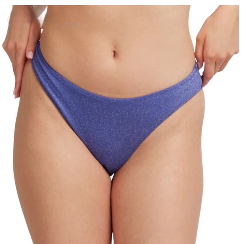 Menstruační plavky Femi.Eko Galaxy Bikini Moderate fialové spodní díl (Galaxy-Purple) 3XL - náhled 2